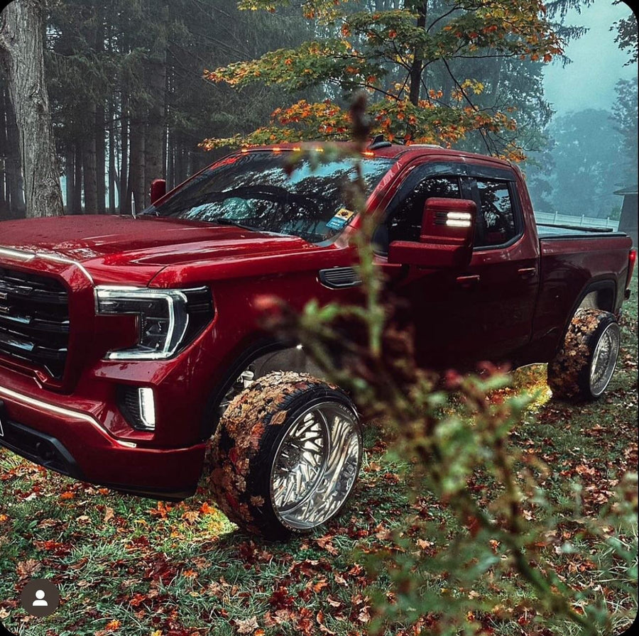 CTF01S Cutthroats wheels on a customer truck
