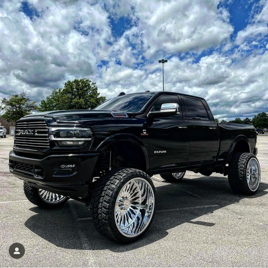 Customer truck on Cutthroat Forged wheels