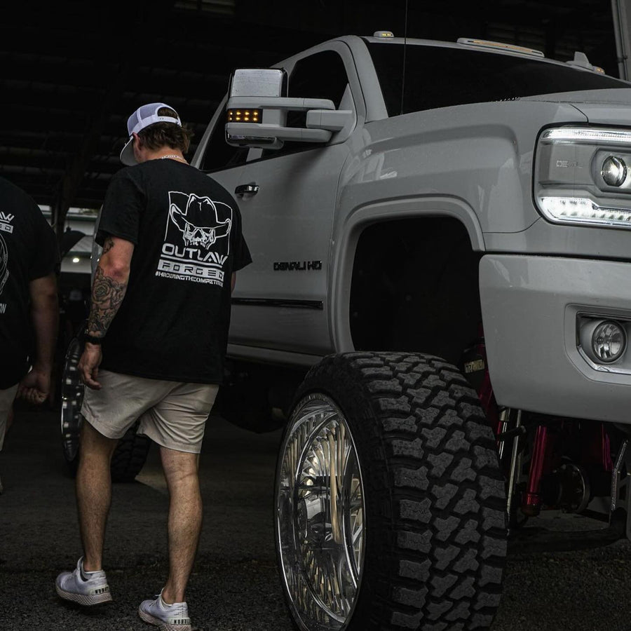 Customer truck on Cutthroat Forged wheels