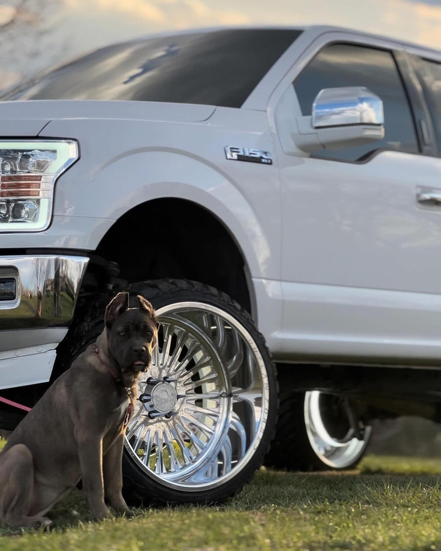 Customer truck on Cutthroat Forged wheels