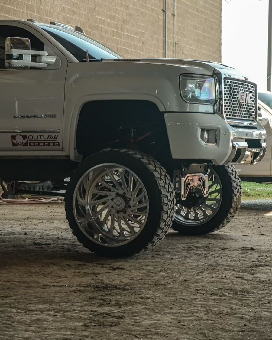 Customer truck on Cutthroat Forged wheels