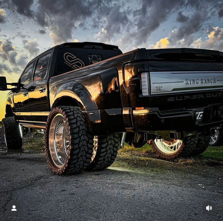 Customer truck on Cutthroat Forged wheels