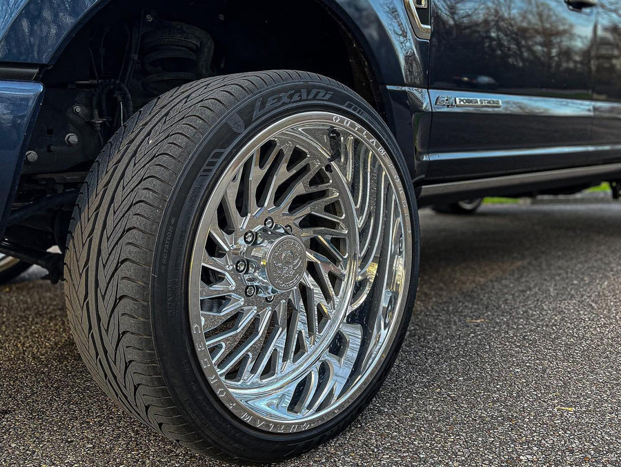 CTF01S Cutthroats wheels on a customer truck