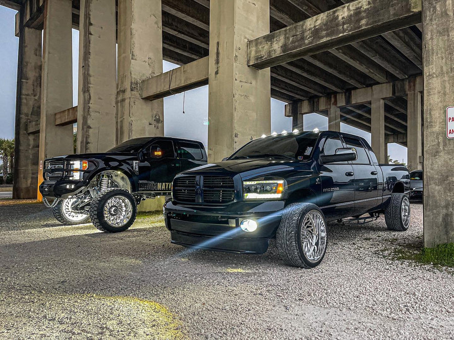 Customer truck on Cutthroat Forged wheels