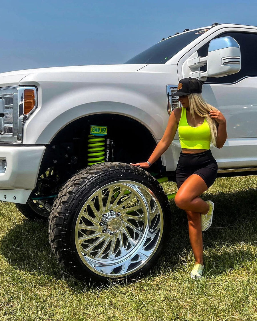 CTF03S Windup wheels on a customer truck
