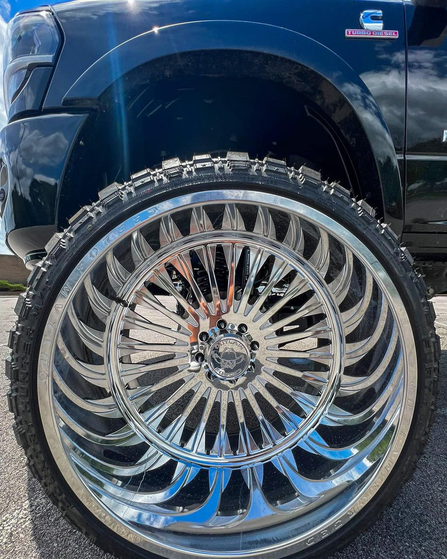CTF02S Stagecoach wheels on a customer truck