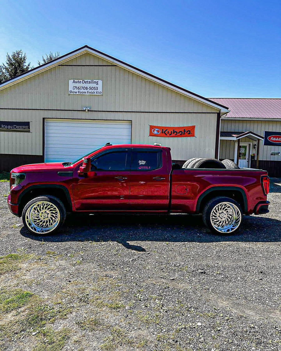 CTF01S Cutthroats wheels on a customer truck
