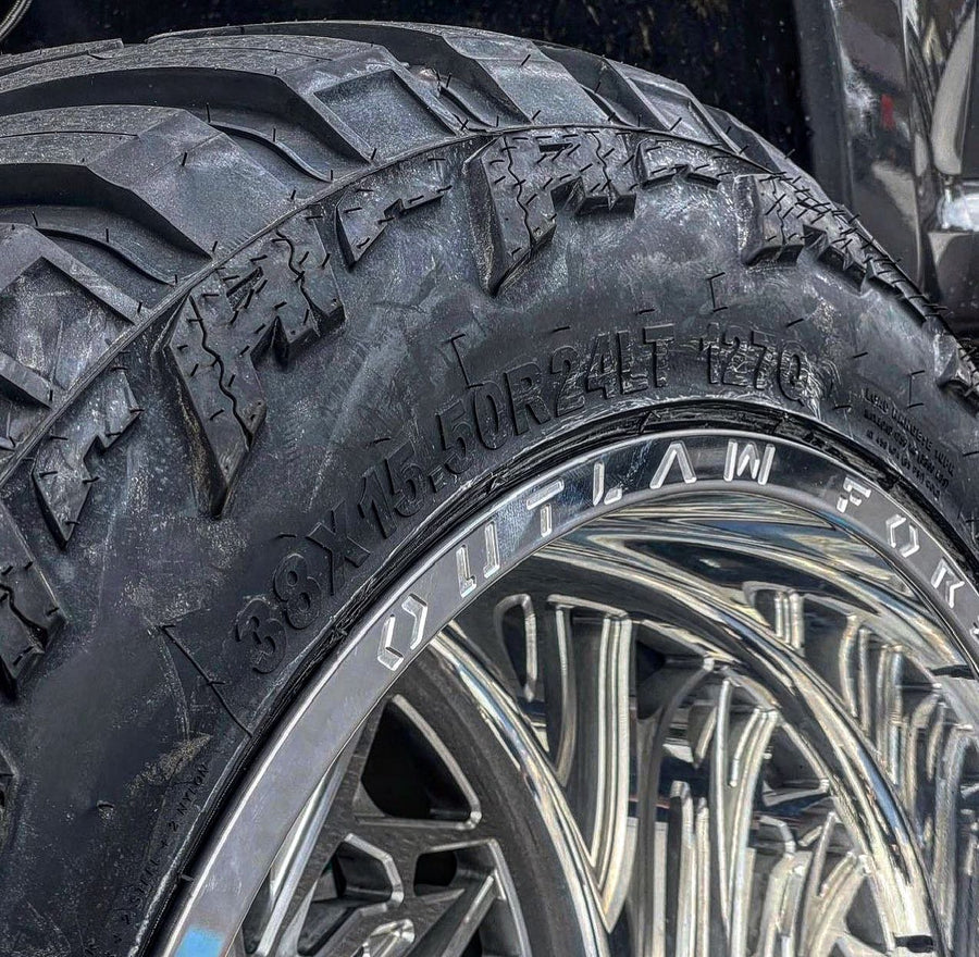 CTF06S Daggers wheels on a customer truck