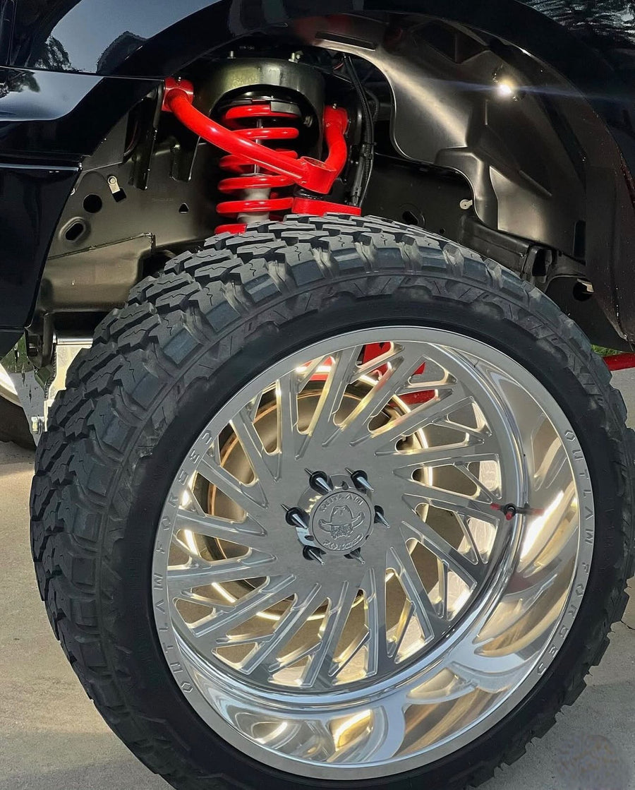 CTF03S Windup wheels on a customer truck