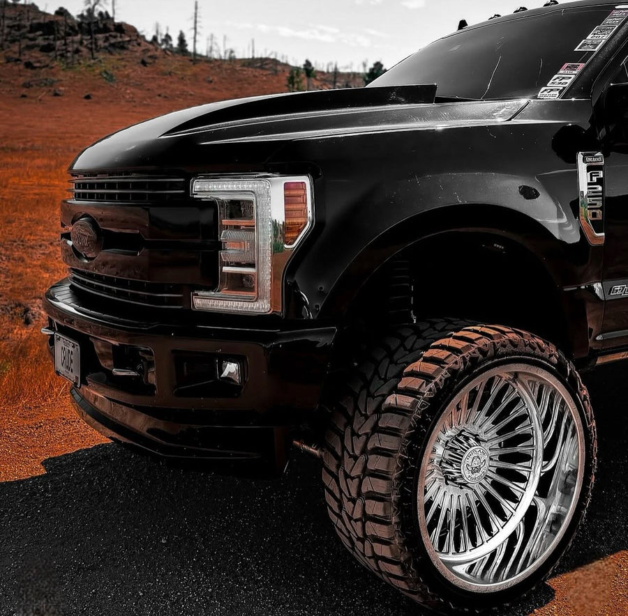 Customer truck on Cutthroat Forged wheels