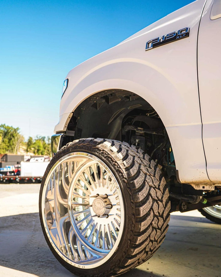 Customer truck on Cutthroat Forged wheels
