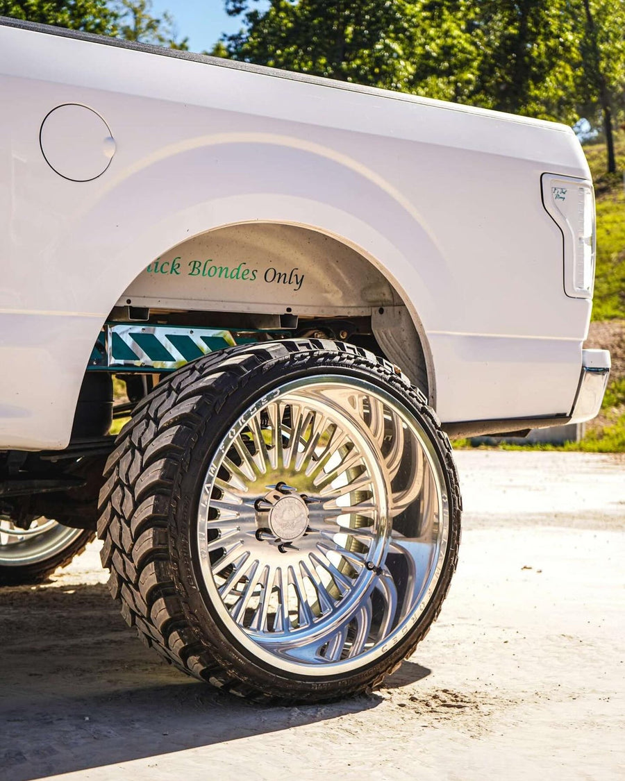 Customer truck on Cutthroat Forged wheels