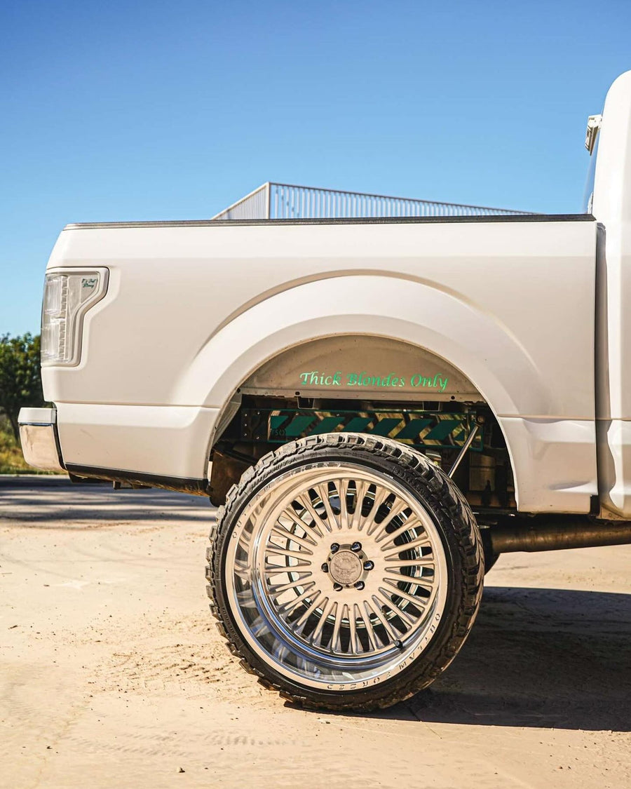 Customer truck on Cutthroat Forged wheels