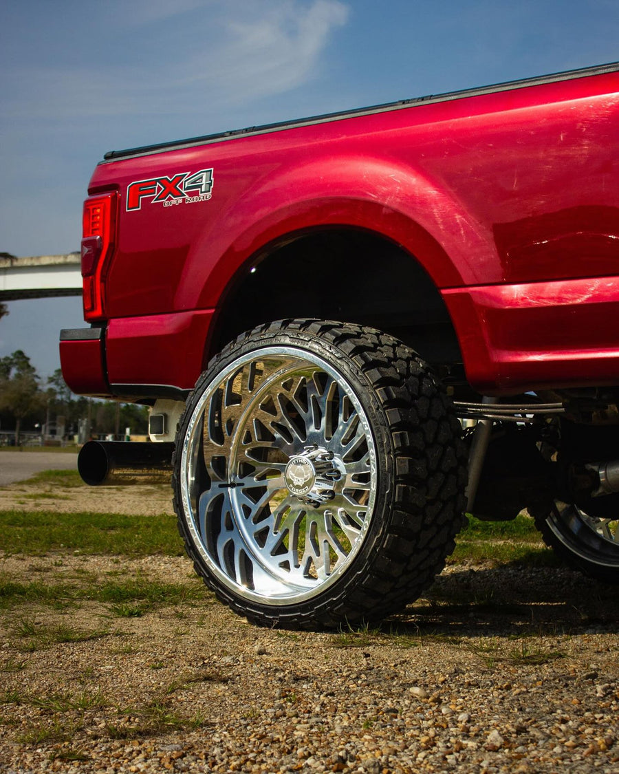 CTF04S Highcard wheels on a customer truck