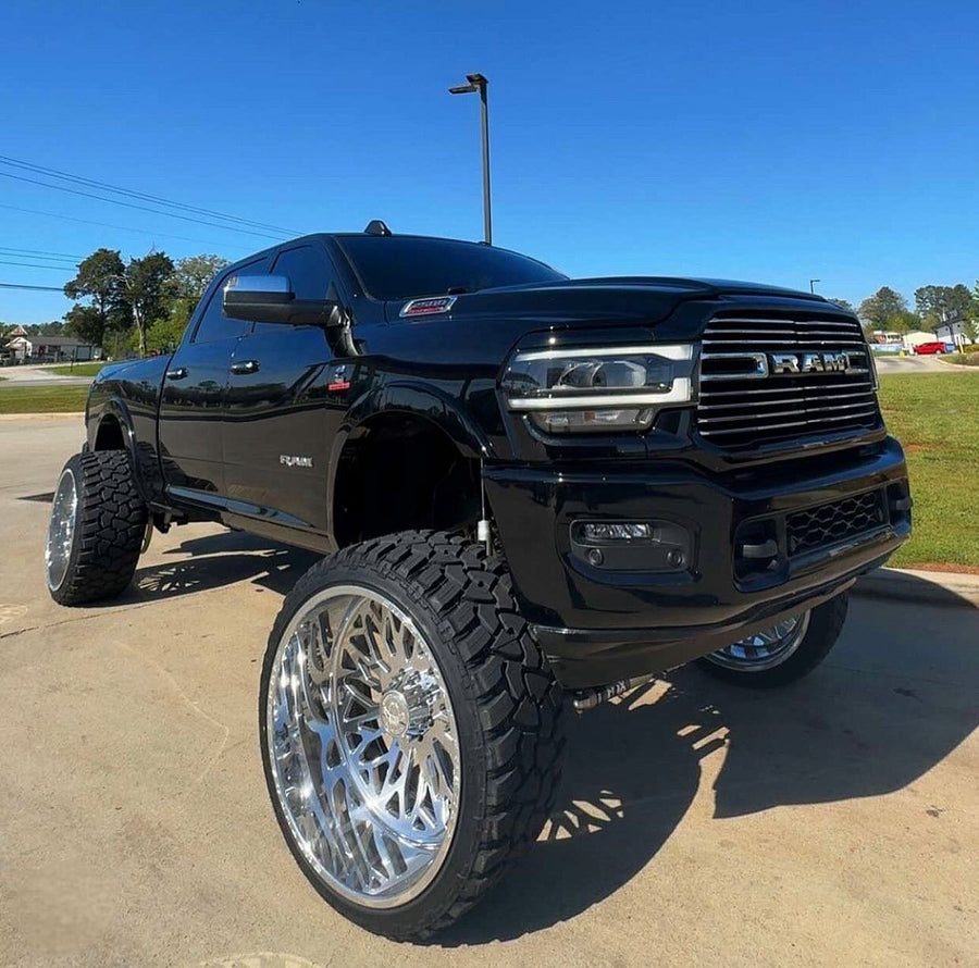 Customer truck on Cutthroat Forged wheels