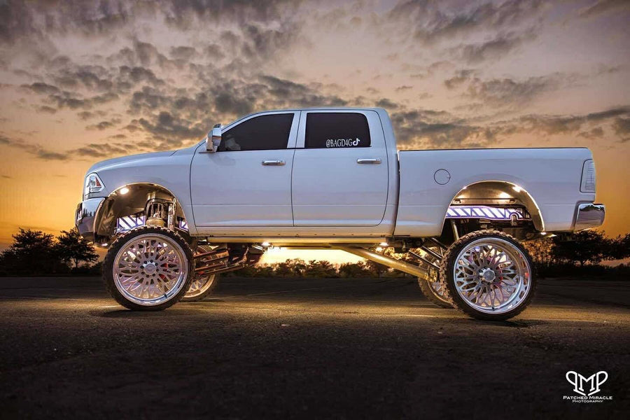 Customer truck on Cutthroat Forged wheels