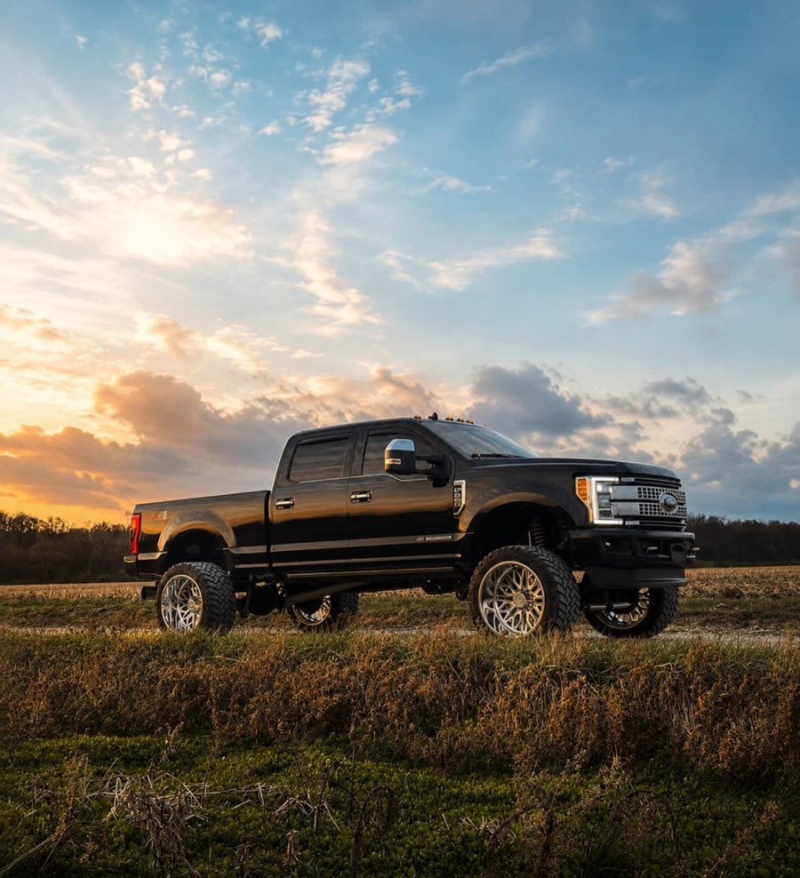 CTF11S Reign wheels on a customer truck