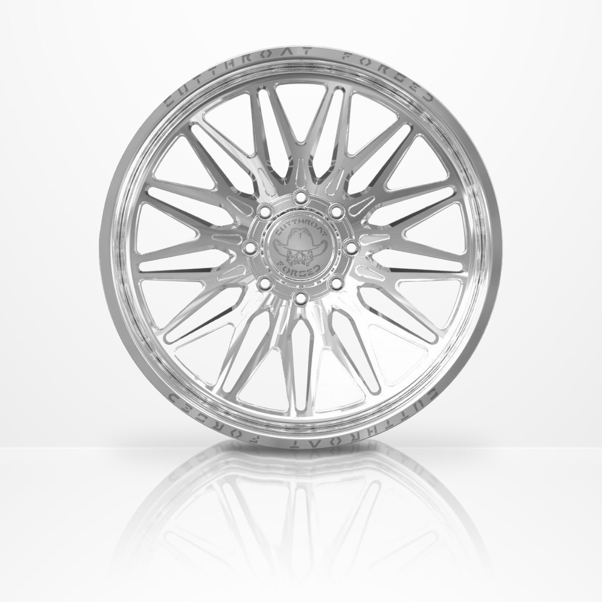 CTF12S Hostility forged 1-piece truck wheel, 22-30 inch, face-on view