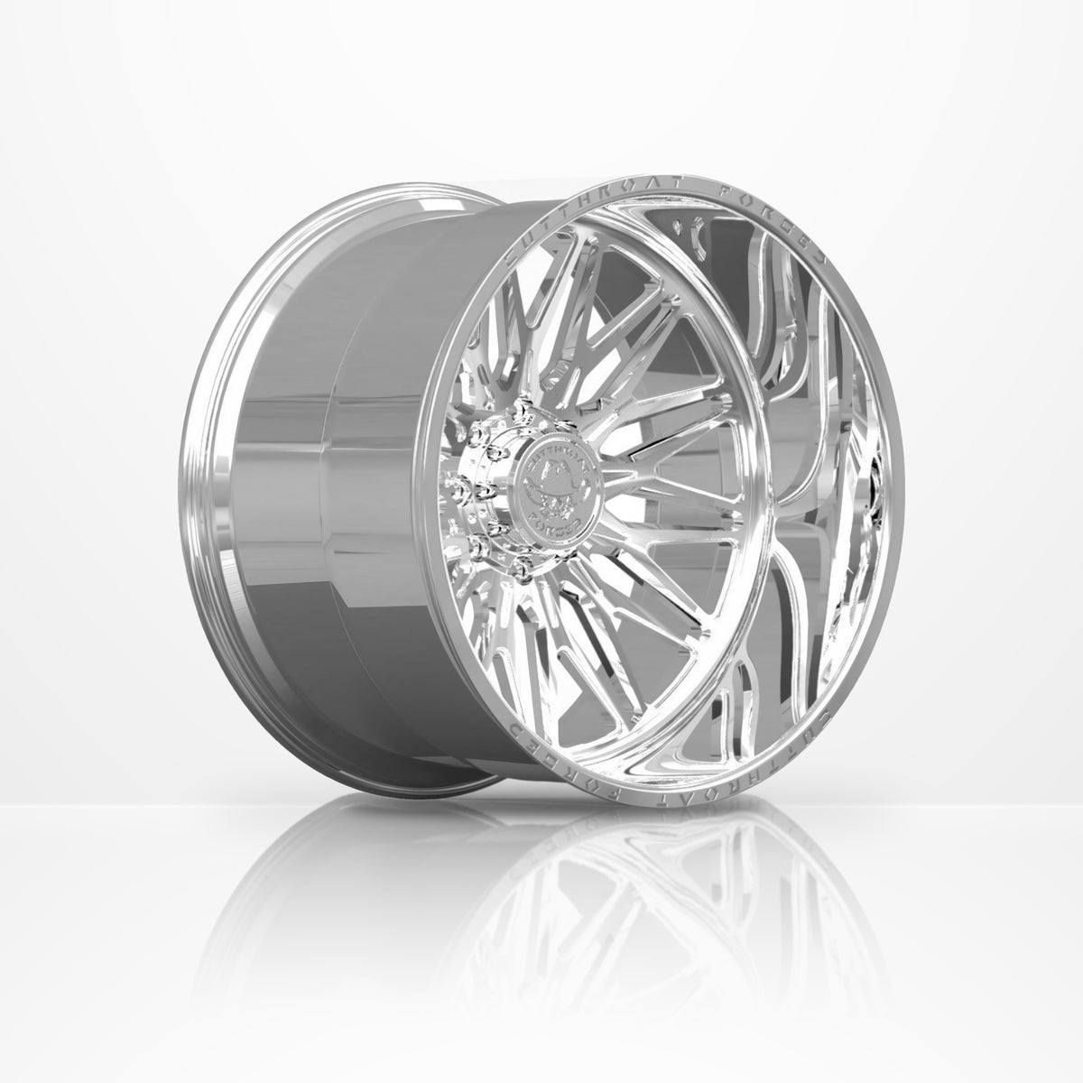 CTF12S Hostility forged 1-piece truck wheel, 22-30 inch, 3/4 side view